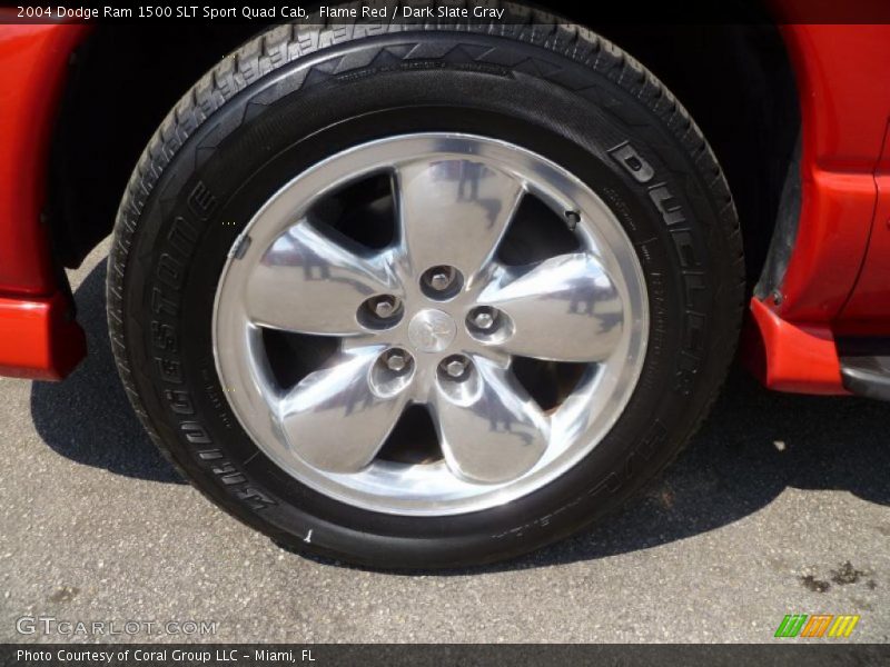 Flame Red / Dark Slate Gray 2004 Dodge Ram 1500 SLT Sport Quad Cab