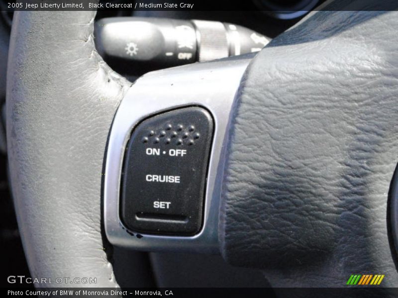 Black Clearcoat / Medium Slate Gray 2005 Jeep Liberty Limited