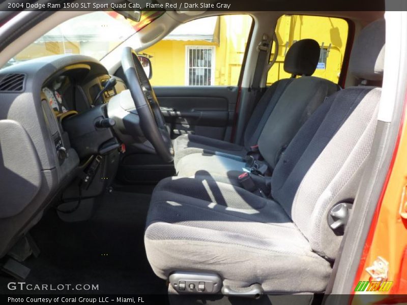 Flame Red / Dark Slate Gray 2004 Dodge Ram 1500 SLT Sport Quad Cab