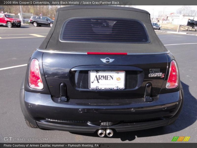 Astro Black Metallic / Space Gray/Panther Black 2008 Mini Cooper S Convertible
