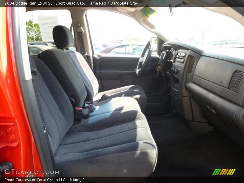 Flame Red / Dark Slate Gray 2004 Dodge Ram 1500 SLT Sport Quad Cab