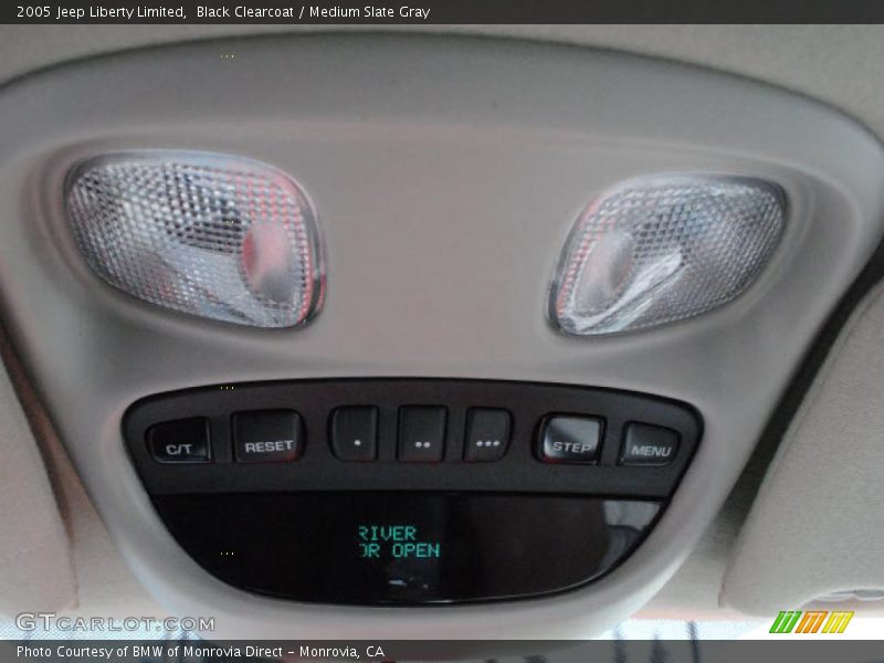 Black Clearcoat / Medium Slate Gray 2005 Jeep Liberty Limited