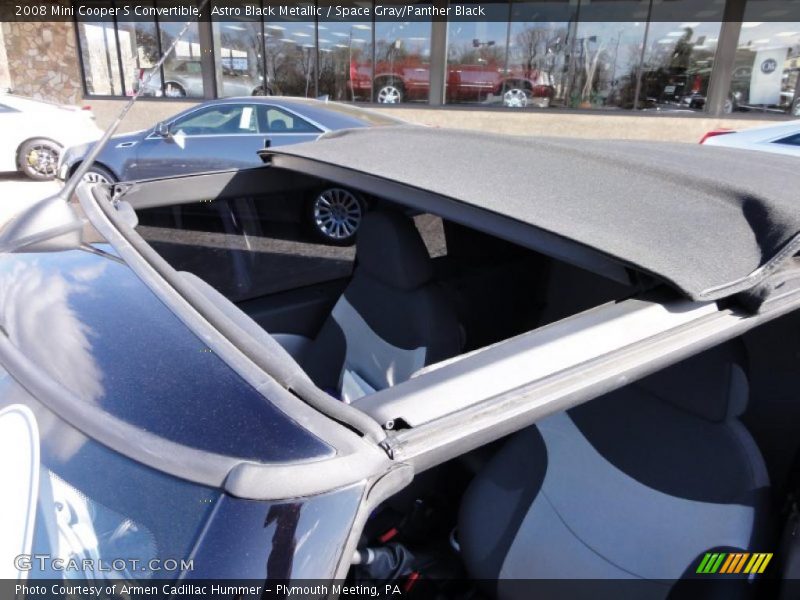 Astro Black Metallic / Space Gray/Panther Black 2008 Mini Cooper S Convertible