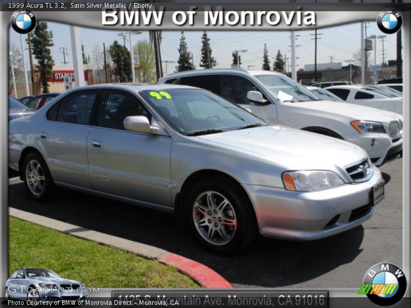 Satin Silver Metallic / Ebony 1999 Acura TL 3.2
