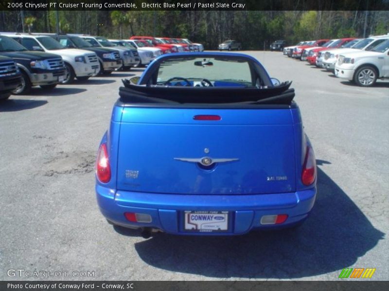 Electric Blue Pearl / Pastel Slate Gray 2006 Chrysler PT Cruiser Touring Convertible