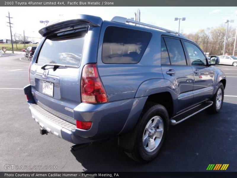 Pacific Blue Metallic / Stone 2003 Toyota 4Runner Limited 4x4