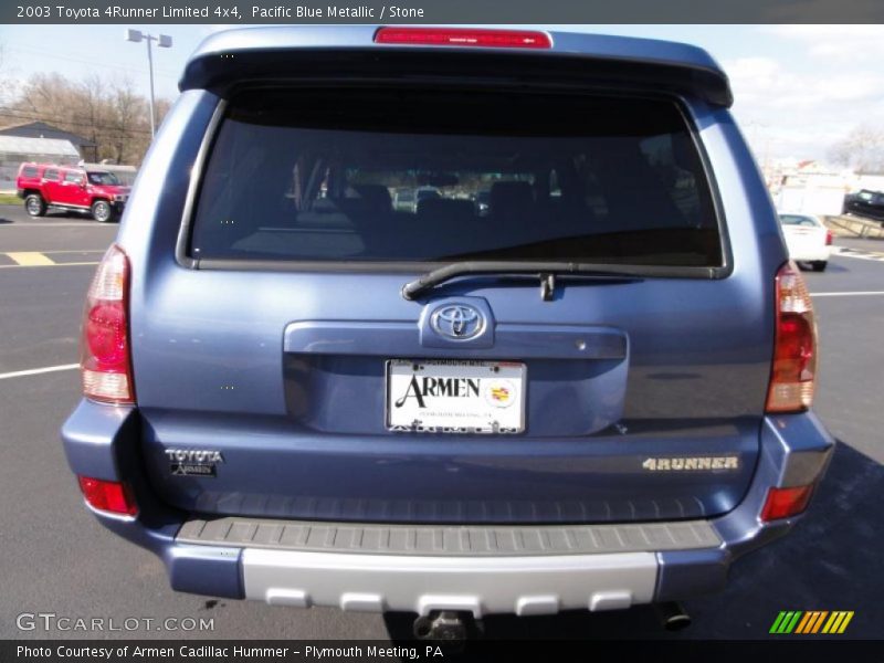 Pacific Blue Metallic / Stone 2003 Toyota 4Runner Limited 4x4
