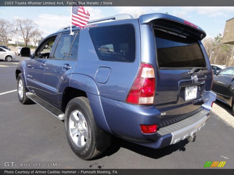 Pacific Blue Metallic / Stone 2003 Toyota 4Runner Limited 4x4