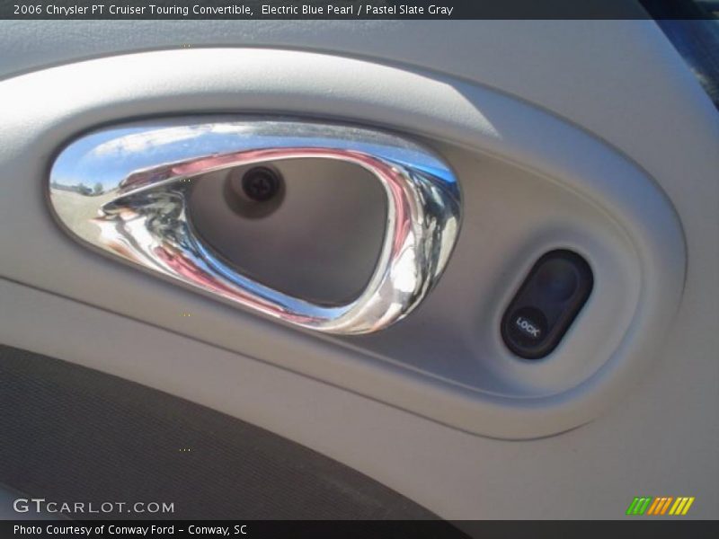 Electric Blue Pearl / Pastel Slate Gray 2006 Chrysler PT Cruiser Touring Convertible