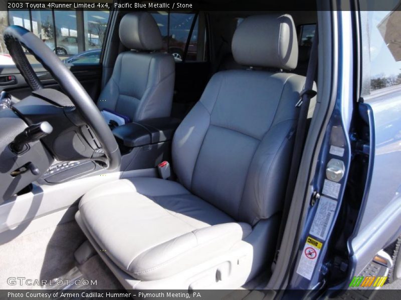 Pacific Blue Metallic / Stone 2003 Toyota 4Runner Limited 4x4