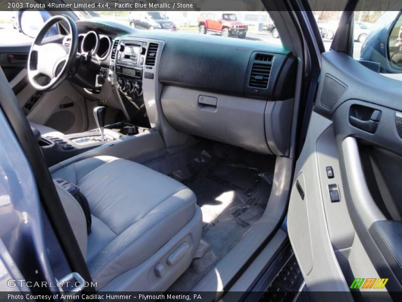 Pacific Blue Metallic / Stone 2003 Toyota 4Runner Limited 4x4