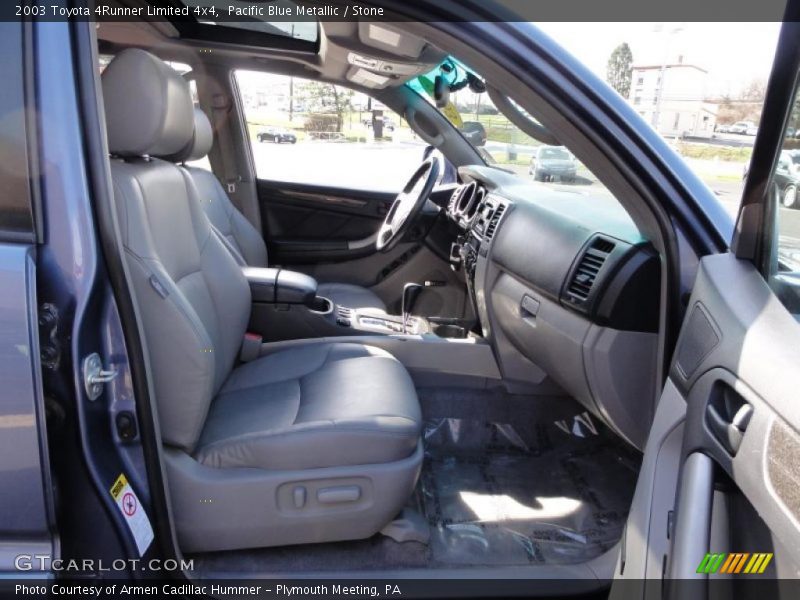 Pacific Blue Metallic / Stone 2003 Toyota 4Runner Limited 4x4