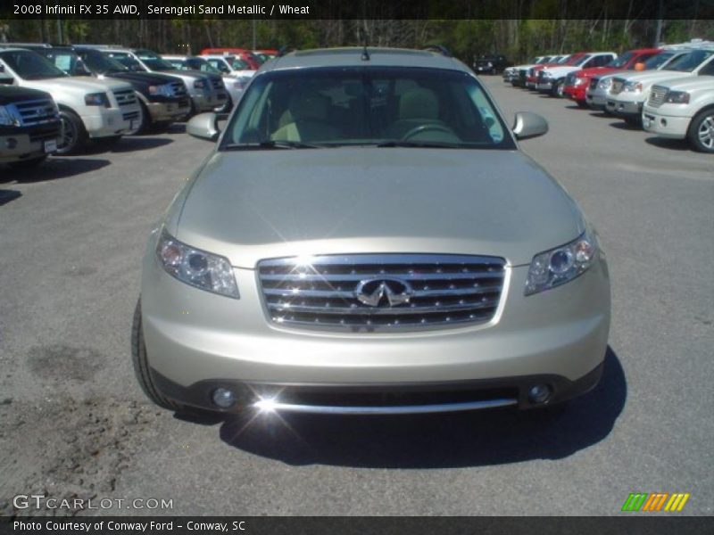 Serengeti Sand Metallic / Wheat 2008 Infiniti FX 35 AWD
