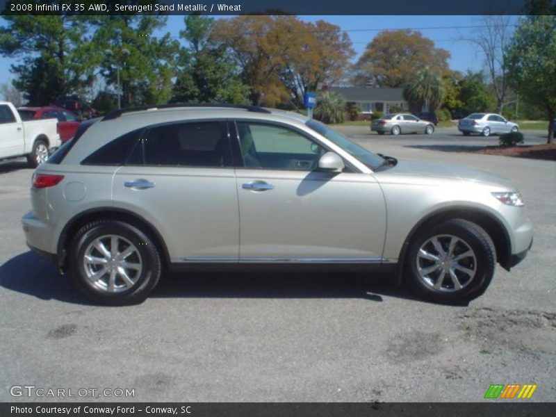 Serengeti Sand Metallic / Wheat 2008 Infiniti FX 35 AWD