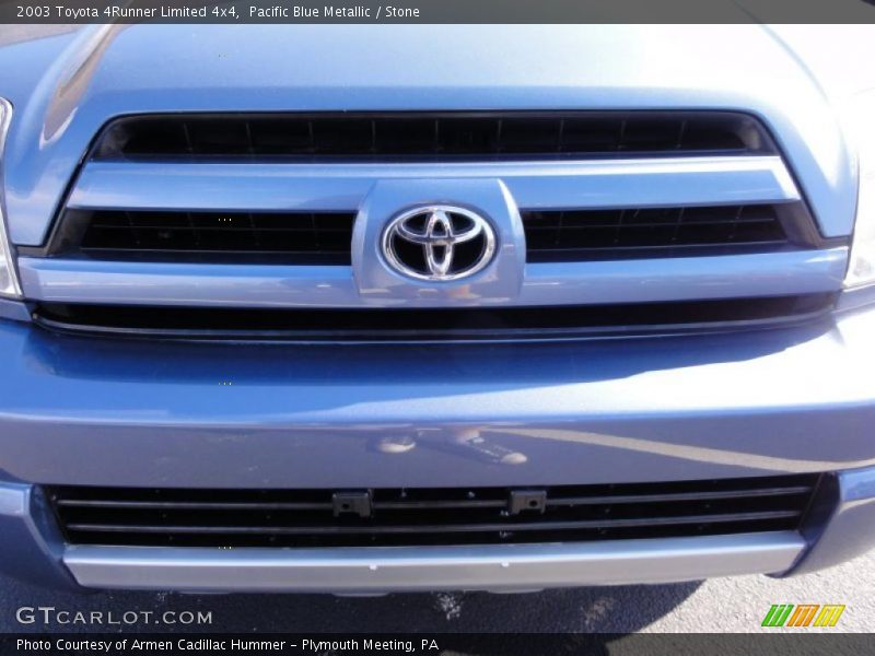 Pacific Blue Metallic / Stone 2003 Toyota 4Runner Limited 4x4