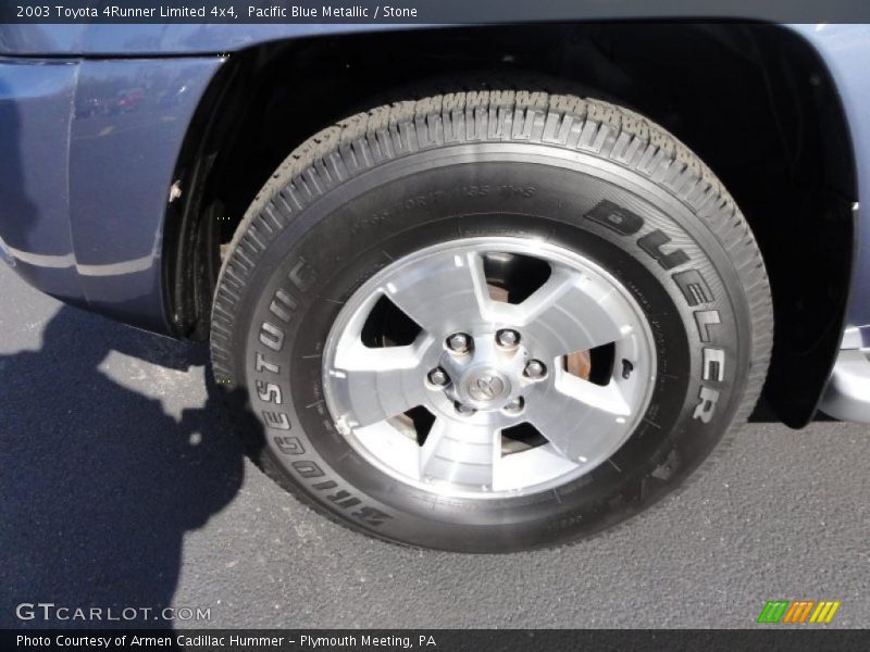 Pacific Blue Metallic / Stone 2003 Toyota 4Runner Limited 4x4