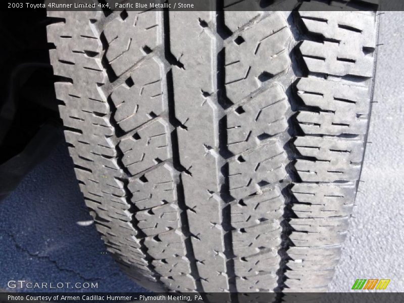 Pacific Blue Metallic / Stone 2003 Toyota 4Runner Limited 4x4