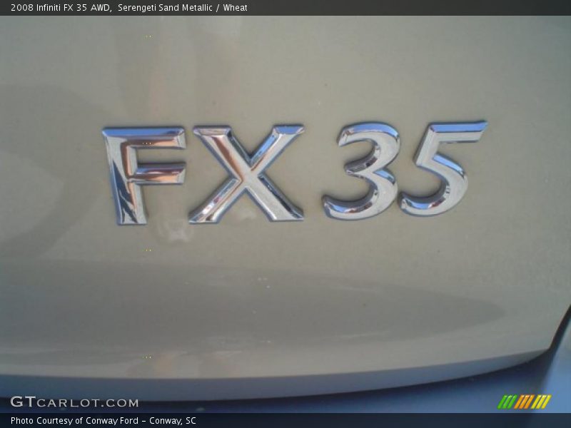 Serengeti Sand Metallic / Wheat 2008 Infiniti FX 35 AWD
