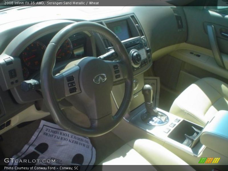 Serengeti Sand Metallic / Wheat 2008 Infiniti FX 35 AWD