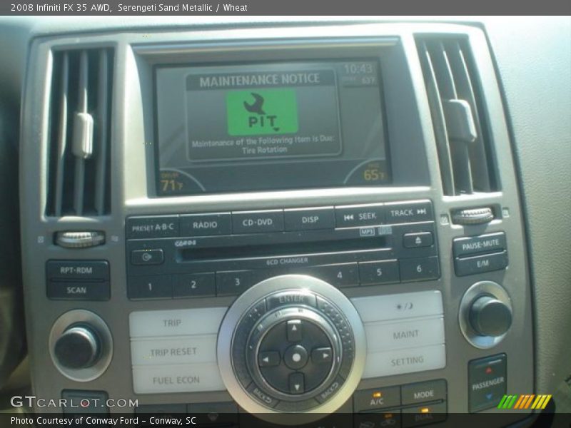 Serengeti Sand Metallic / Wheat 2008 Infiniti FX 35 AWD
