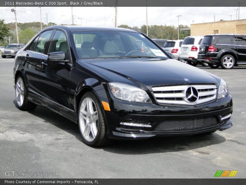 Black / Grey/Black 2011 Mercedes-Benz C 300 Sport