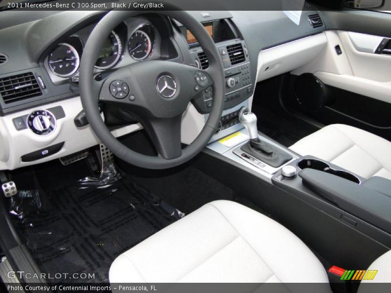 Black / Grey/Black 2011 Mercedes-Benz C 300 Sport