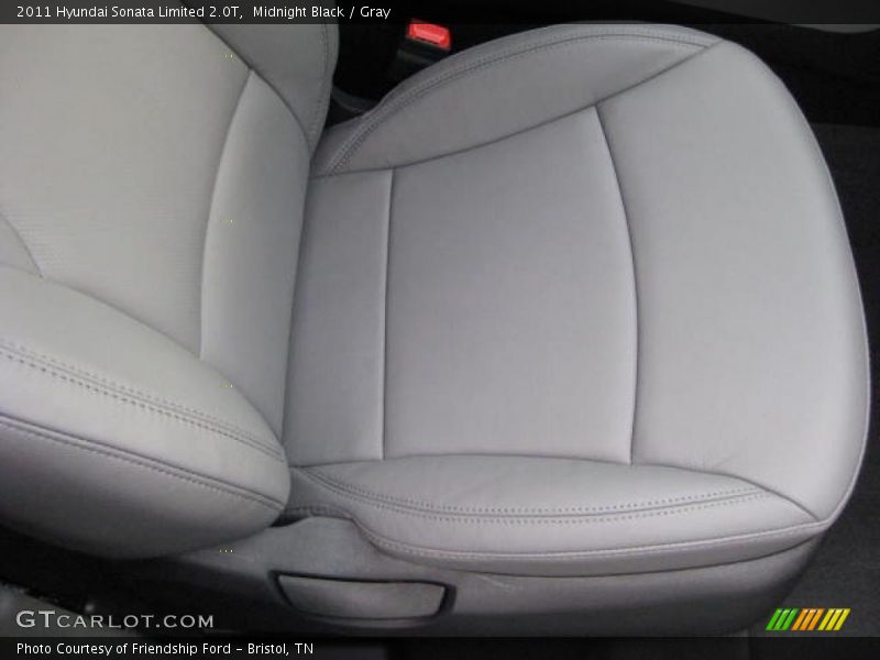 Midnight Black / Gray 2011 Hyundai Sonata Limited 2.0T