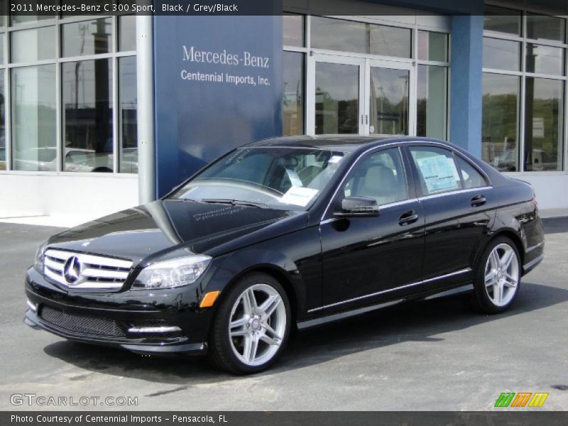 Black / Grey/Black 2011 Mercedes-Benz C 300 Sport