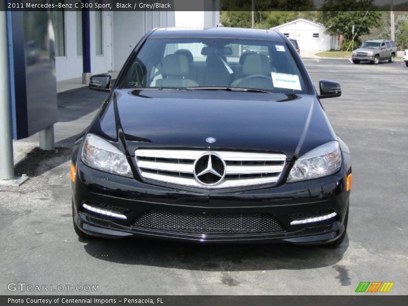 Black / Grey/Black 2011 Mercedes-Benz C 300 Sport