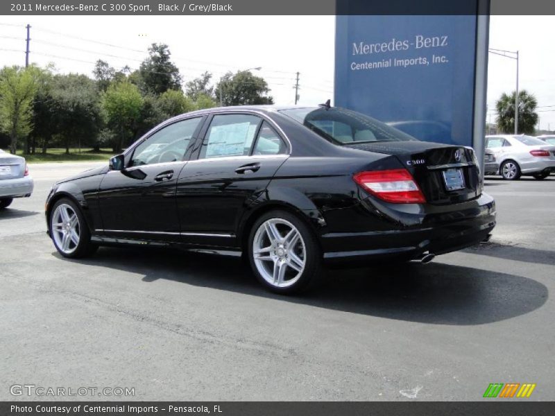 Black / Grey/Black 2011 Mercedes-Benz C 300 Sport