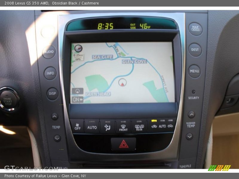 Navigation of 2008 GS 350 AWD