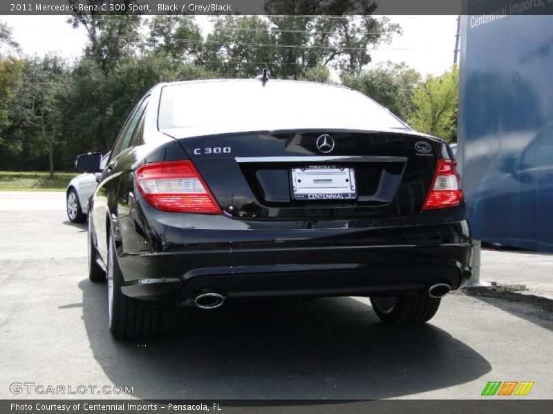 Black / Grey/Black 2011 Mercedes-Benz C 300 Sport