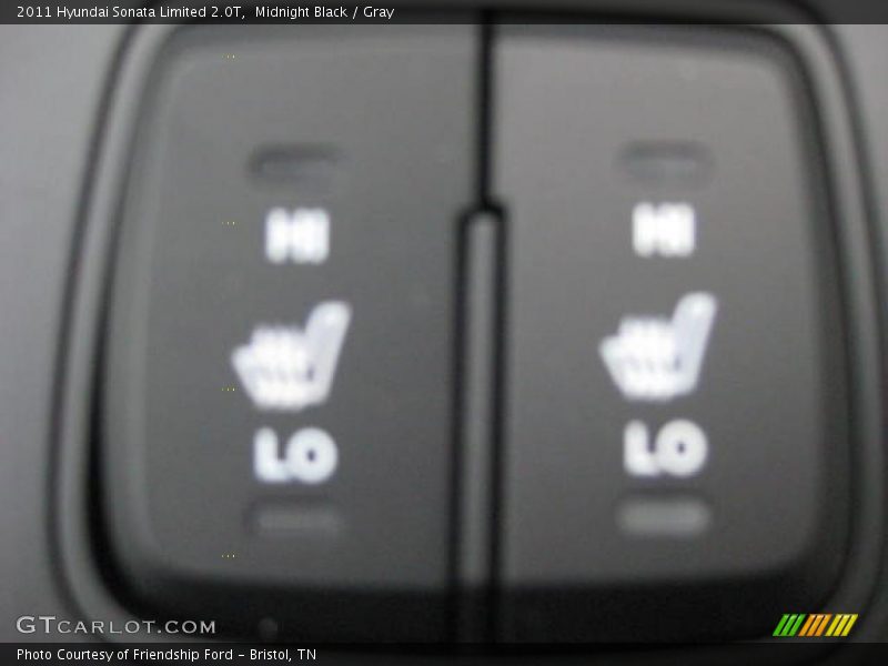 Midnight Black / Gray 2011 Hyundai Sonata Limited 2.0T
