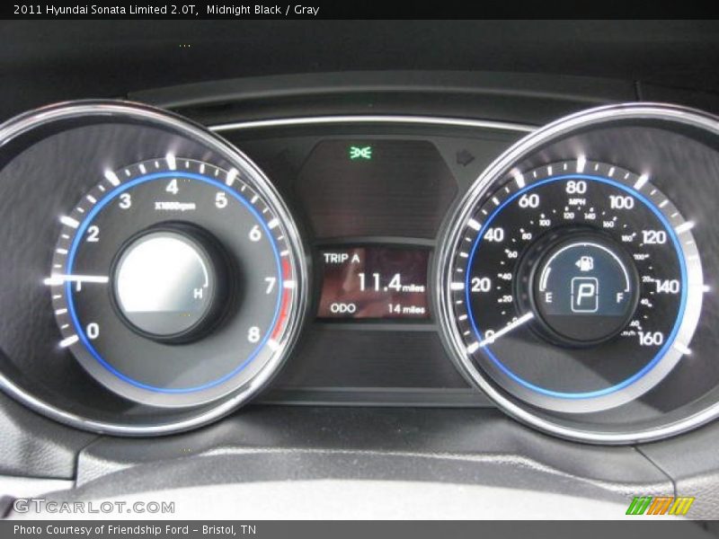  2011 Sonata Limited 2.0T Limited 2.0T Gauges