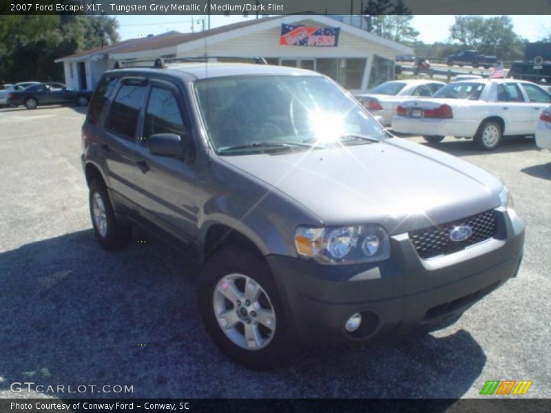 Tungsten Grey Metallic / Medium/Dark Flint 2007 Ford Escape XLT