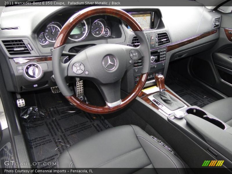  2011 E 350 Coupe Black Interior