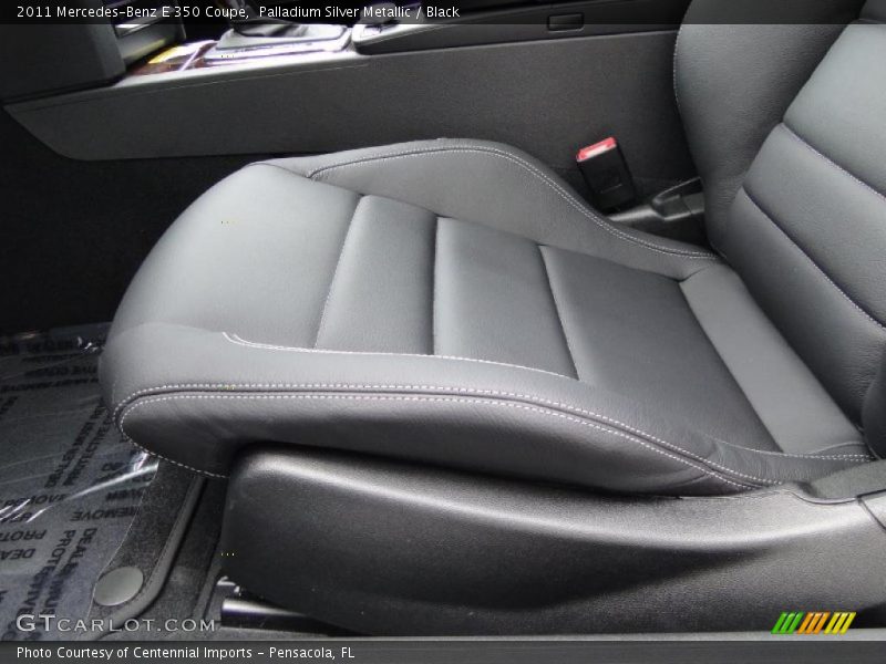 Palladium Silver Metallic / Black 2011 Mercedes-Benz E 350 Coupe