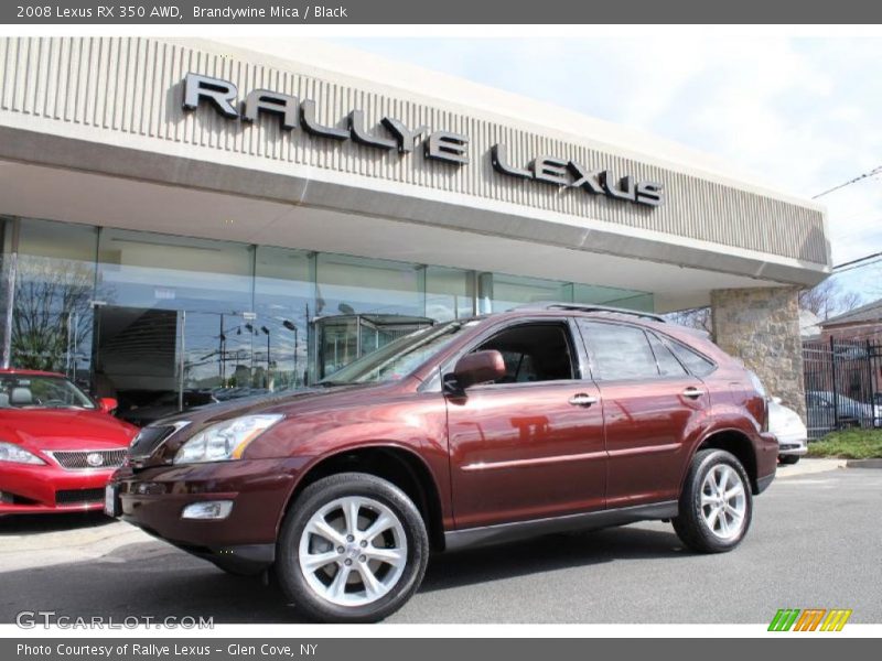 Brandywine Mica / Black 2008 Lexus RX 350 AWD
