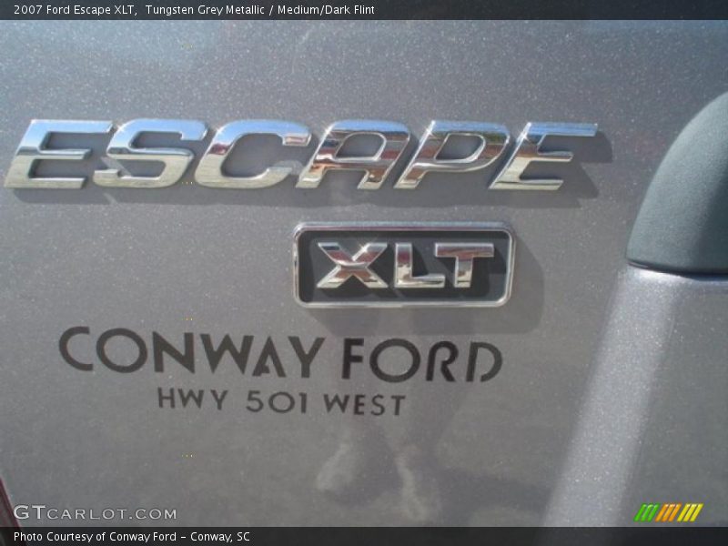 Tungsten Grey Metallic / Medium/Dark Flint 2007 Ford Escape XLT