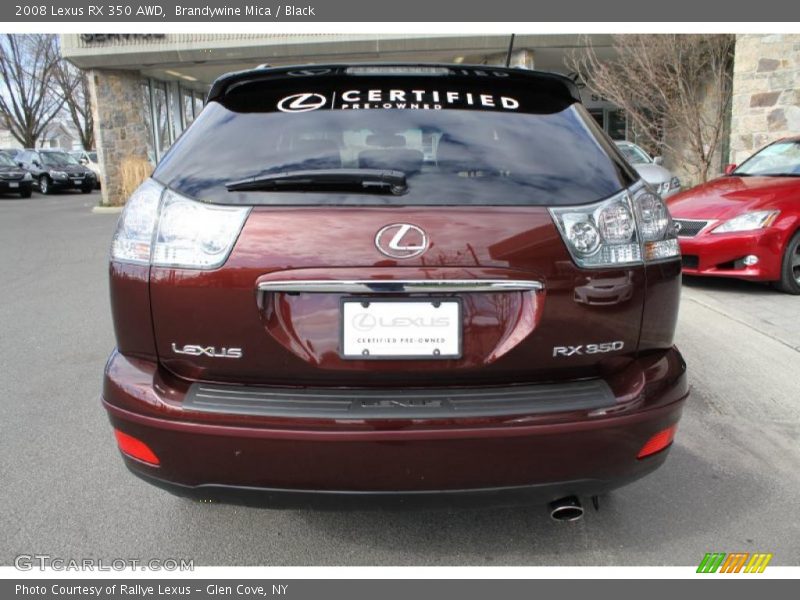 Brandywine Mica / Black 2008 Lexus RX 350 AWD