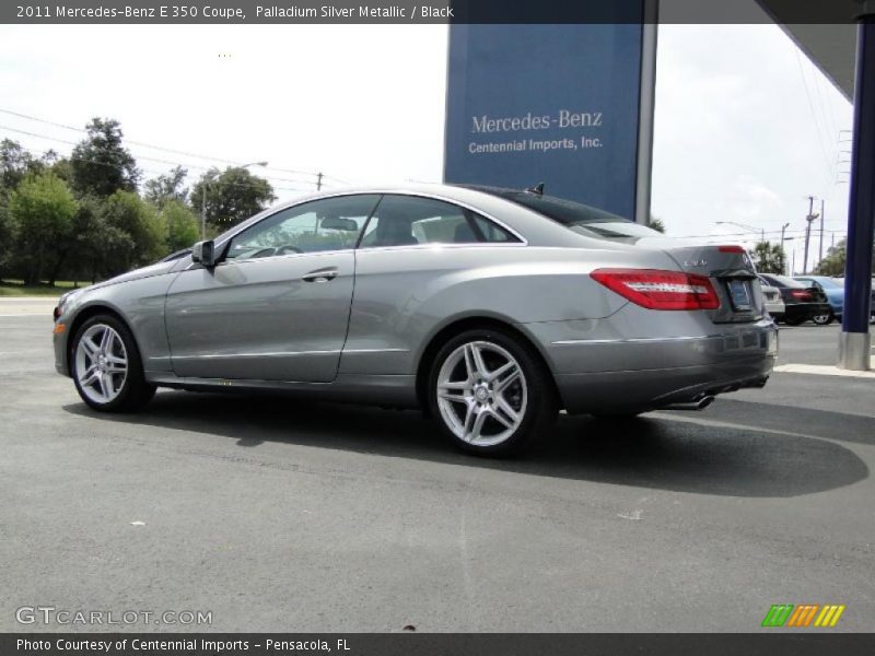 Palladium Silver Metallic / Black 2011 Mercedes-Benz E 350 Coupe