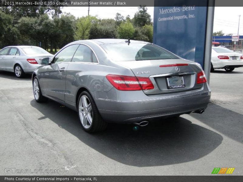 Palladium Silver Metallic / Black 2011 Mercedes-Benz E 350 Coupe