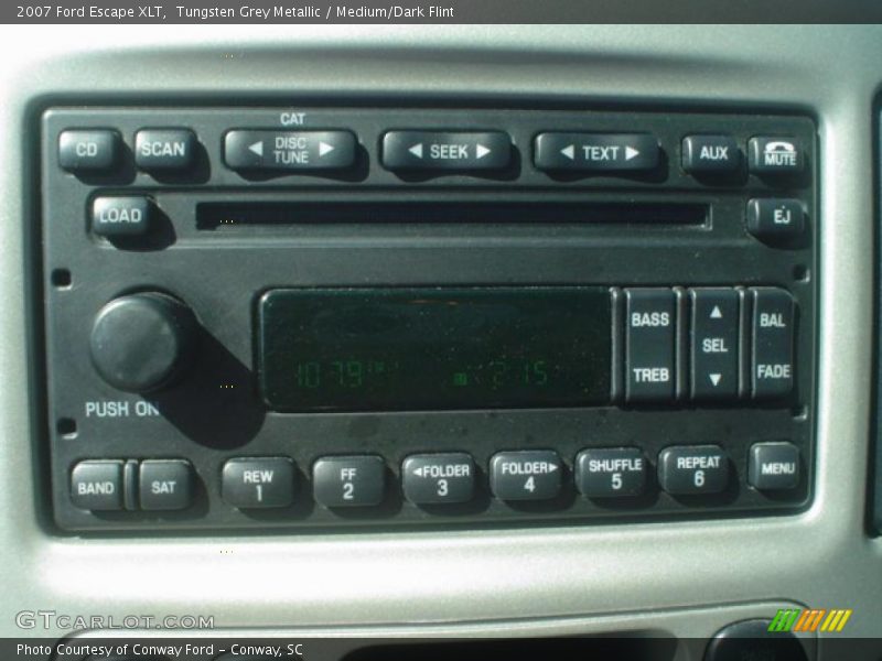 Controls of 2007 Escape XLT