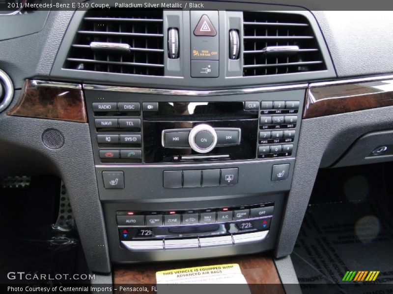Controls of 2011 E 350 Coupe