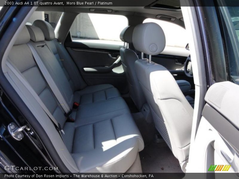 Moro Blue Pearl / Platinum 2003 Audi A4 1.8T quattro Avant