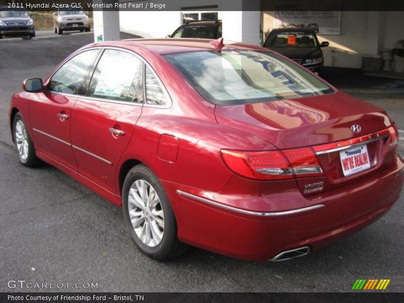 Venetian Red Pearl / Beige 2011 Hyundai Azera GLS