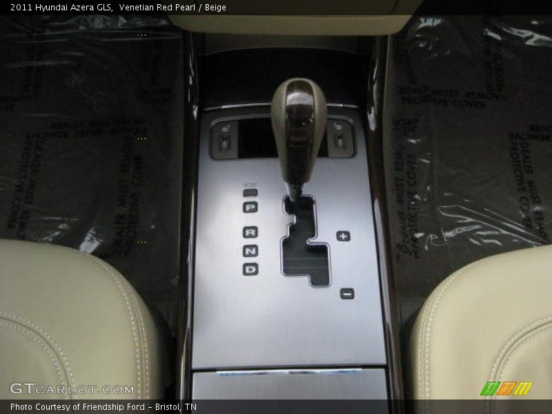  2011 Azera GLS 6 Speed Shiftronic Automatic Shifter