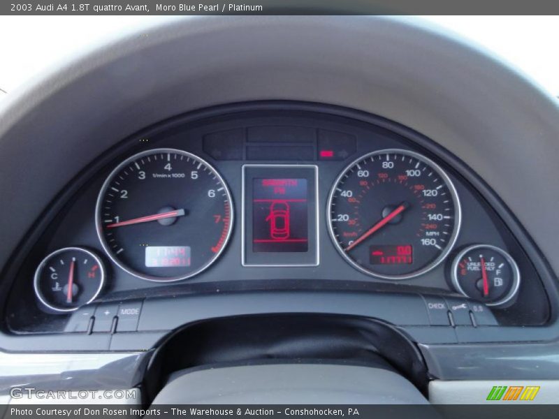  2003 A4 1.8T quattro Avant 1.8T quattro Avant Gauges