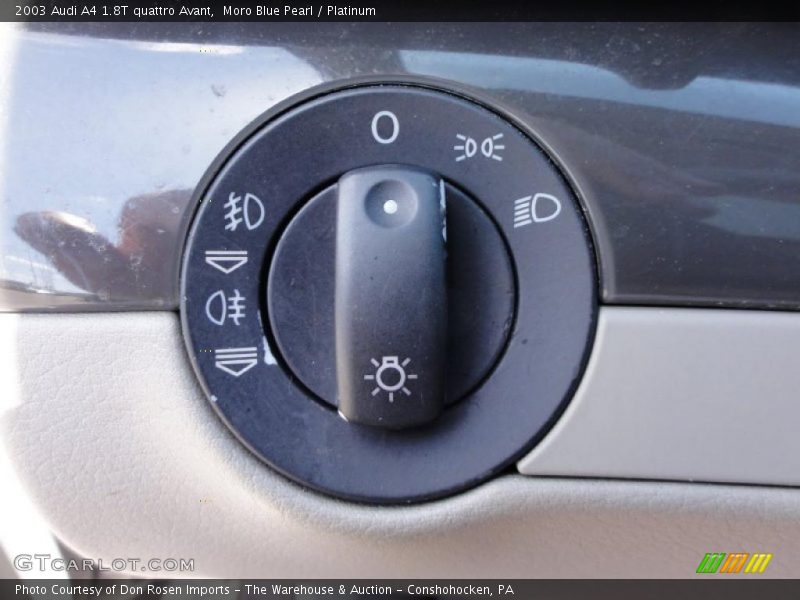 Controls of 2003 A4 1.8T quattro Avant