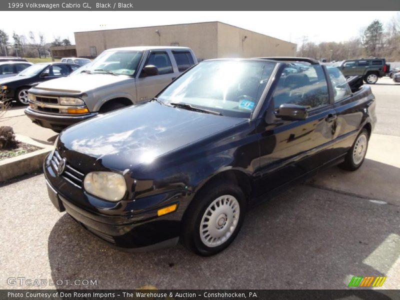 Black / Black 1999 Volkswagen Cabrio GL